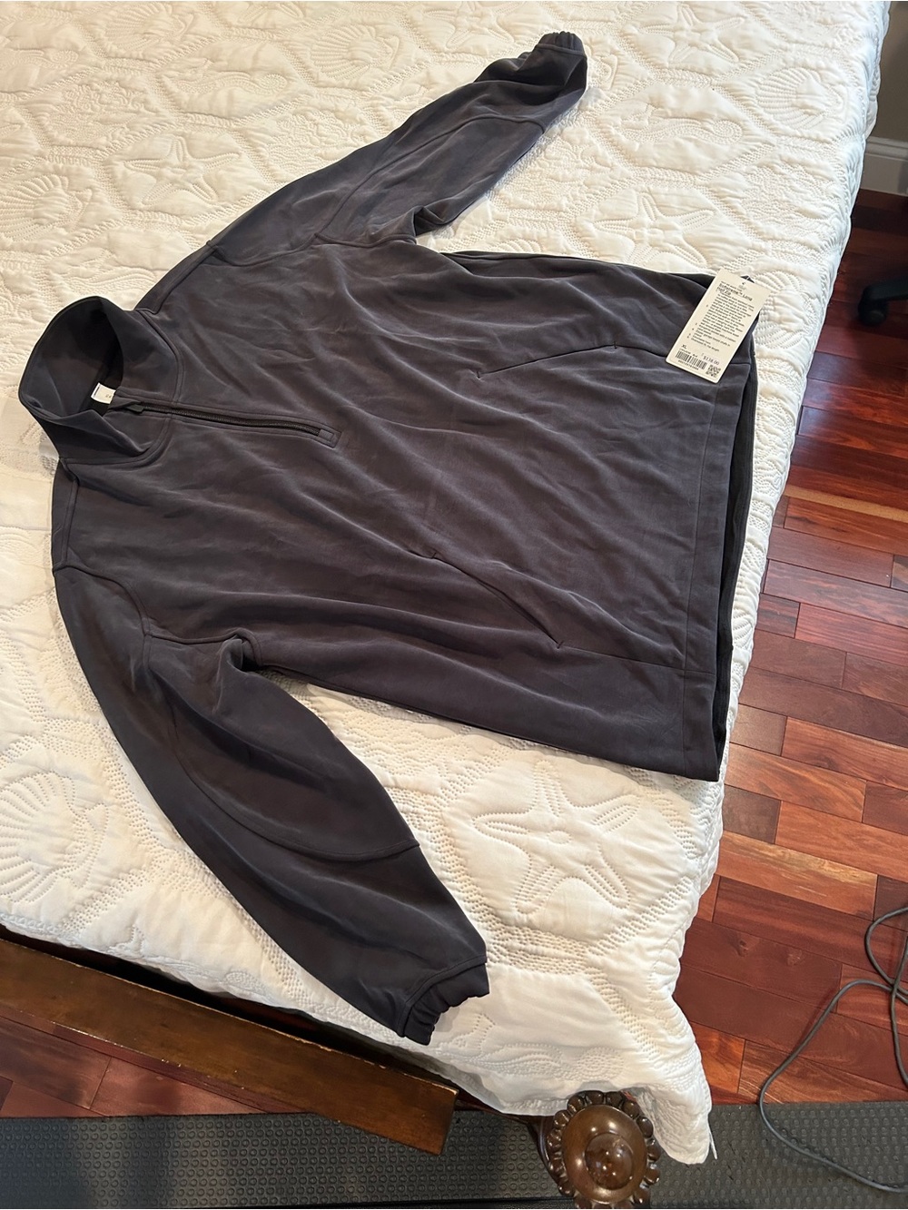 Women lululemon Charcoal Quarter-Zip Fleece Pullover